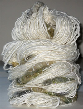 linda scharf handspun yarn/stoneleafmoon.com