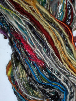 linda scharf handspun yarn/stoneleafmoon.com