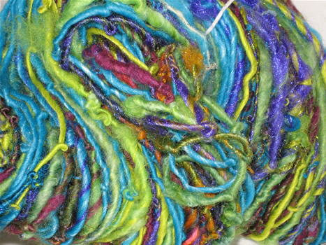 linda scharf handspun yarn/stoneleafmoon.com