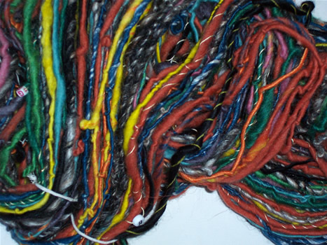 linda scharf handspun yarn/stoneleafmoon.com