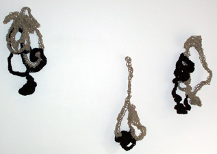 crocheted sculpture/linda scharf/lindascharf.com