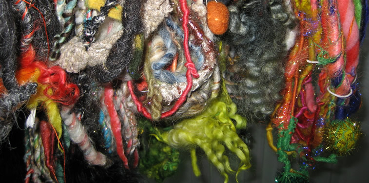 handspun yarn by linda scharf/stoneleafmoon.com