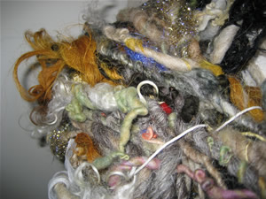 handspun yarn by linda scharf/stoneleafmoon.com