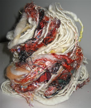 linda scharf handspun yarn/stoneleafmoon.com