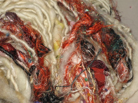 linda scharf handspun yarn/stoneleafmoon.com