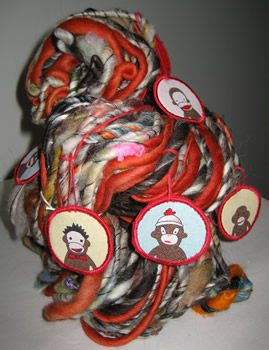 linda scharf handspun yarn/stoneleafmoon.com