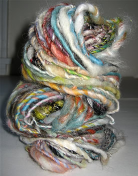 linda scharf handspun yarn/stoneleafmoon.com