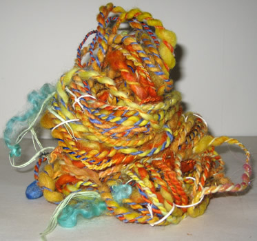 linda scharf handspun yarn/stoneleafmoon.com